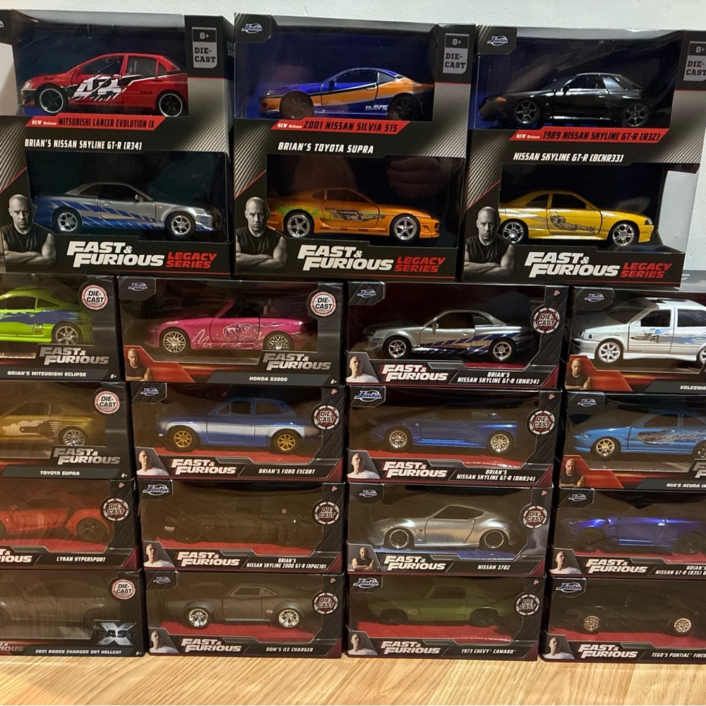 Fast & Furious Legacy Series Die-Cast Car Collection